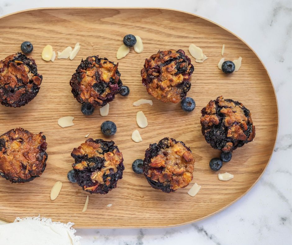 Peach Blueberry Muffins